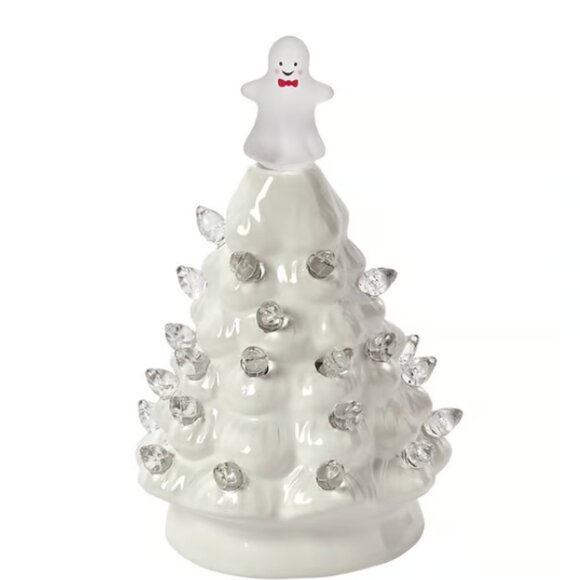 Mr. Christmas 5in. LED Nostalgic Holly Ceramic Tree BRAND-NEW w/ALL tags - Picture 15 of 16